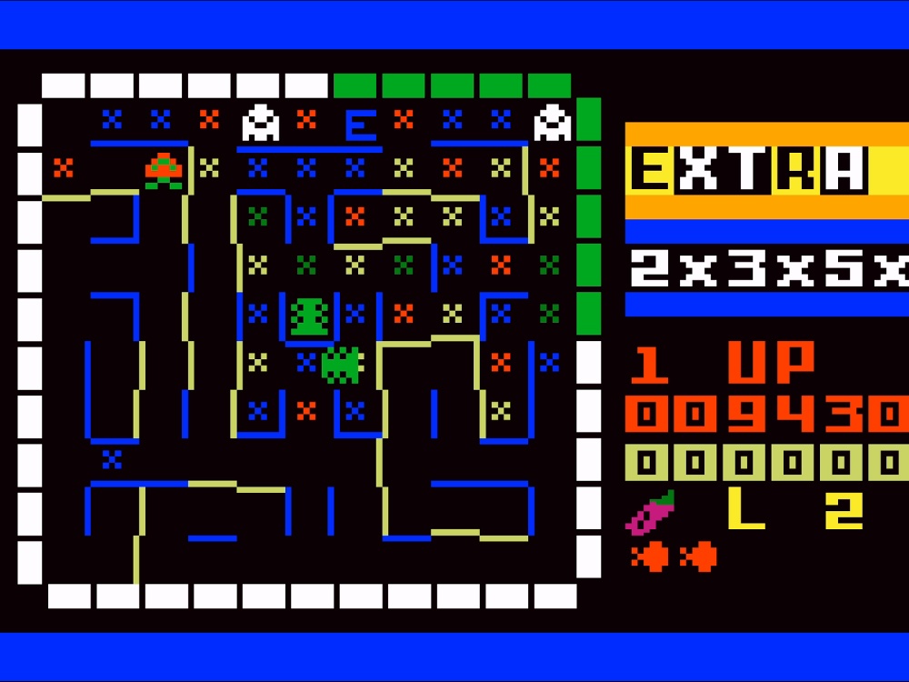 Gameplay of Lady Bug for Intellivision